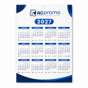 Calendário de Parede (Gráfica Rápida)